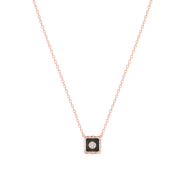 Korloff Je Play JJPP01 collana oro rosa diamanti onice
