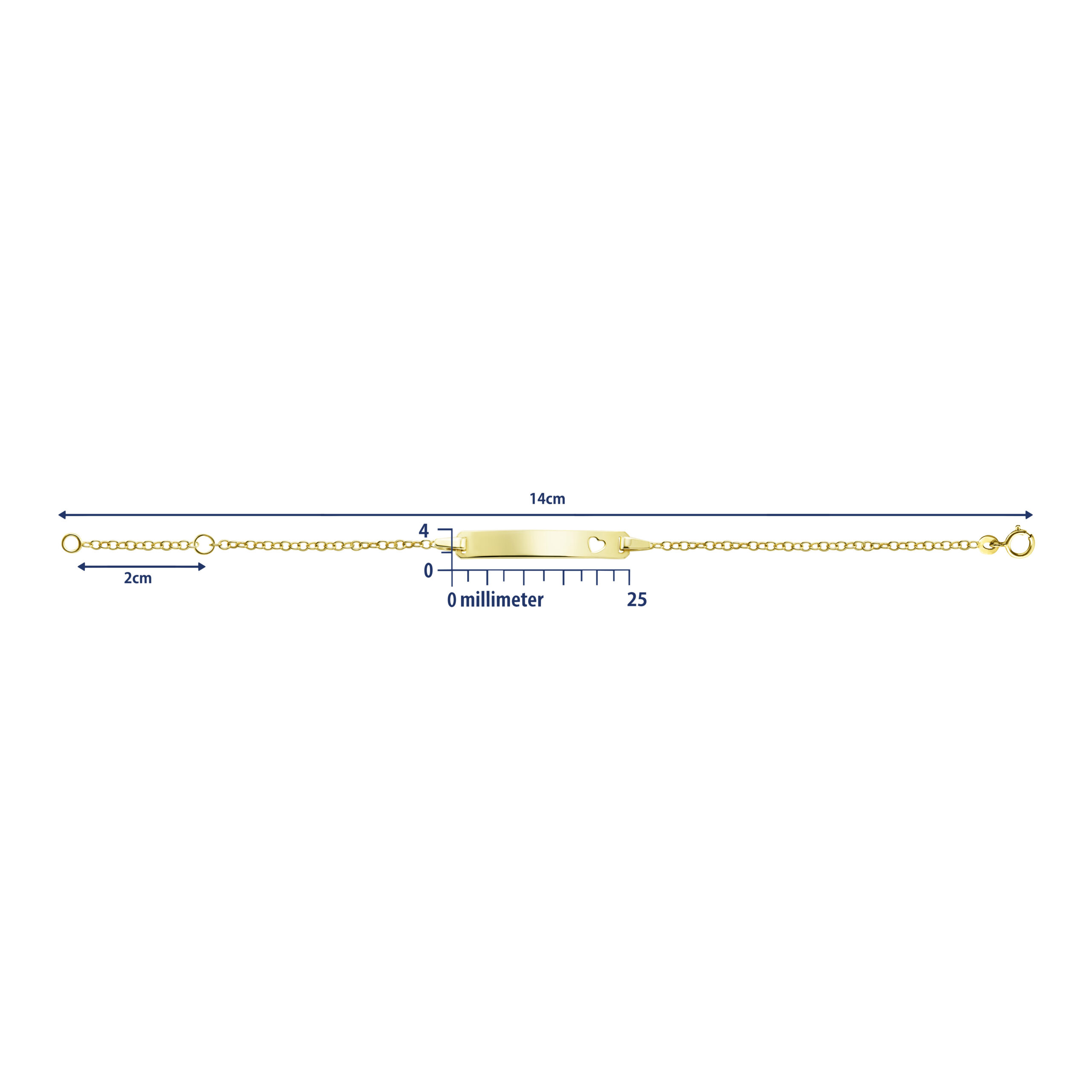 Miore Bracelet Bracciale oro giallo 9Kt W143b
