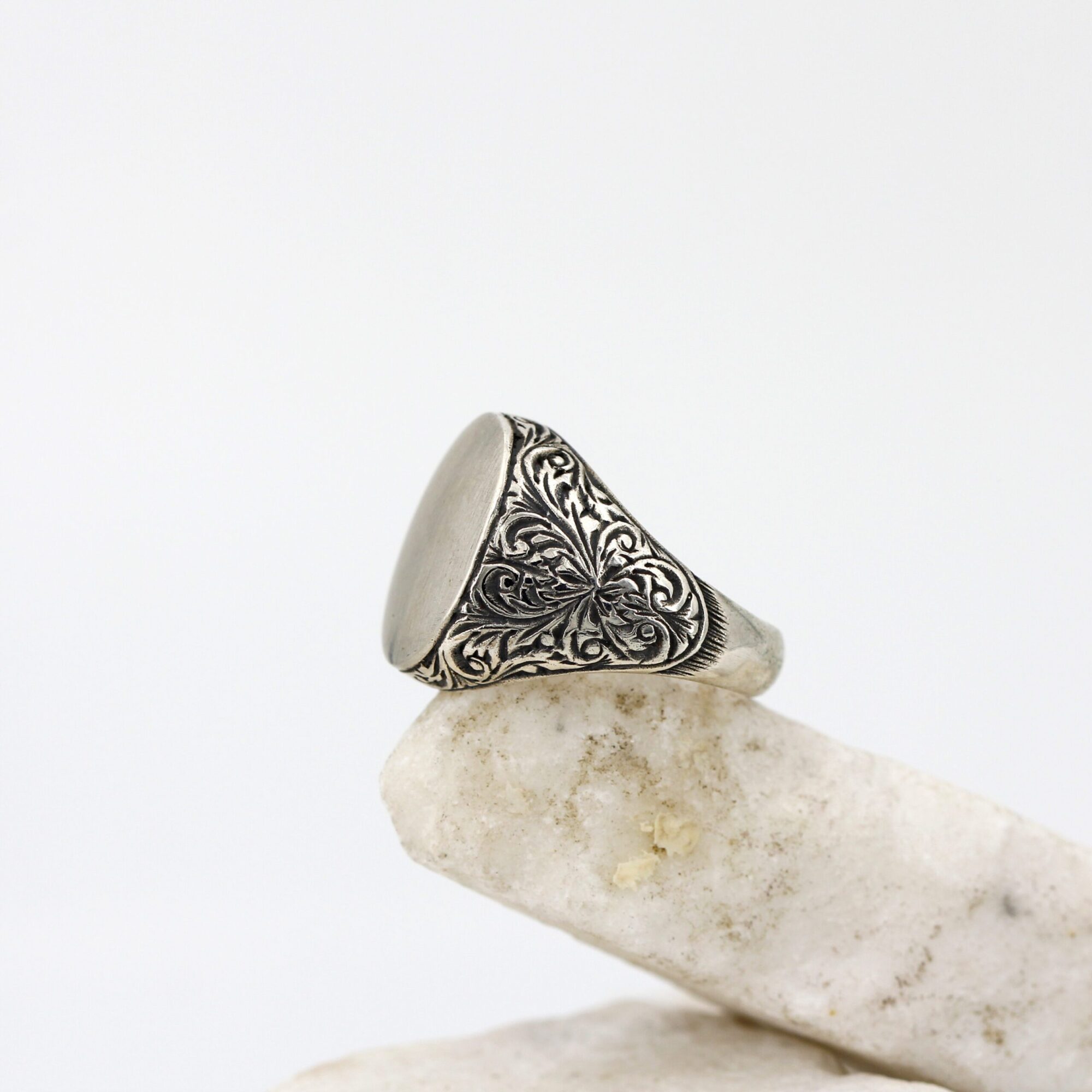 Anna Gioielli Collezione Uomo anello uomo argento 925 floreale