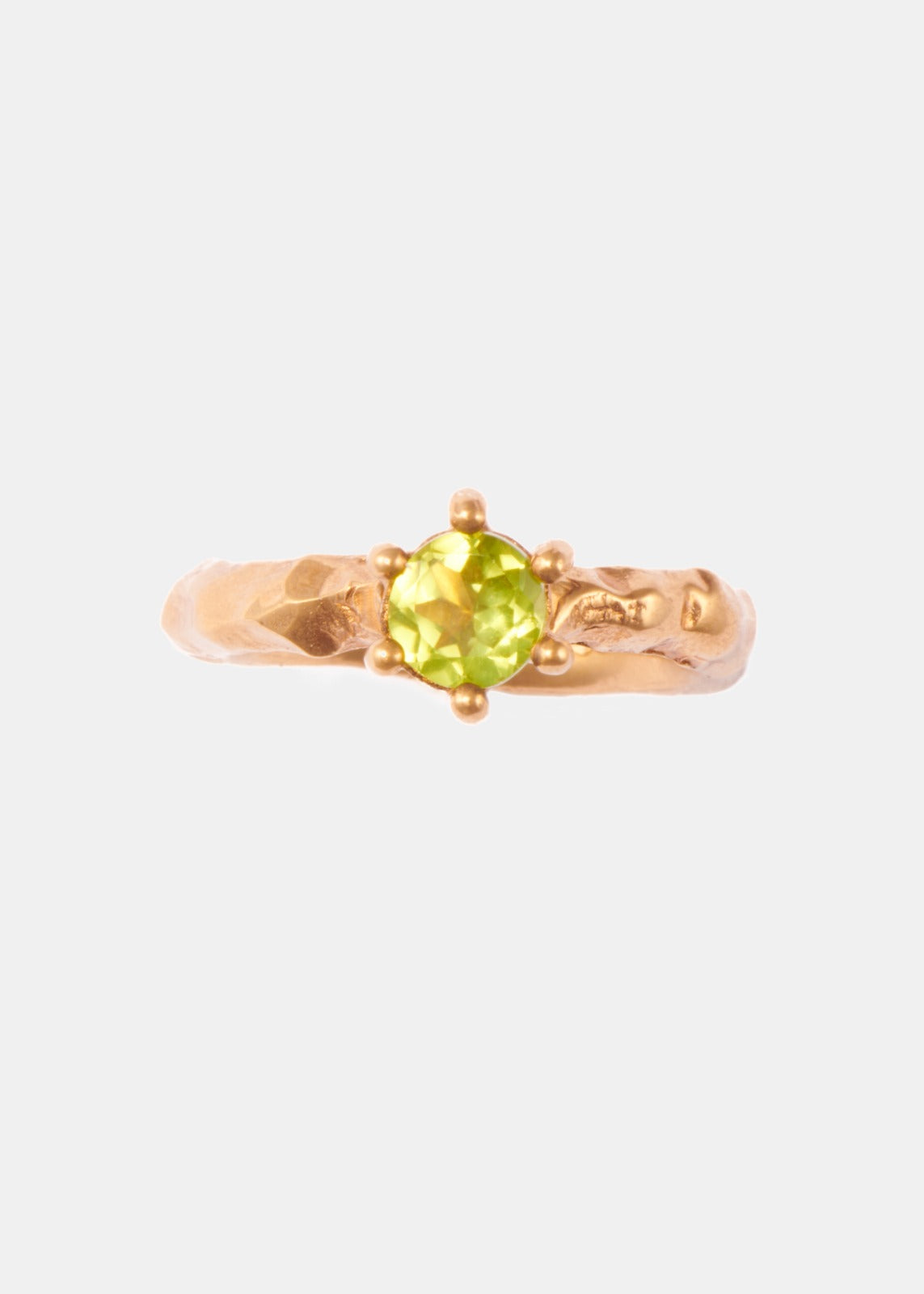 Voodoo Jewels Love Letter Green anello solitario peridoto