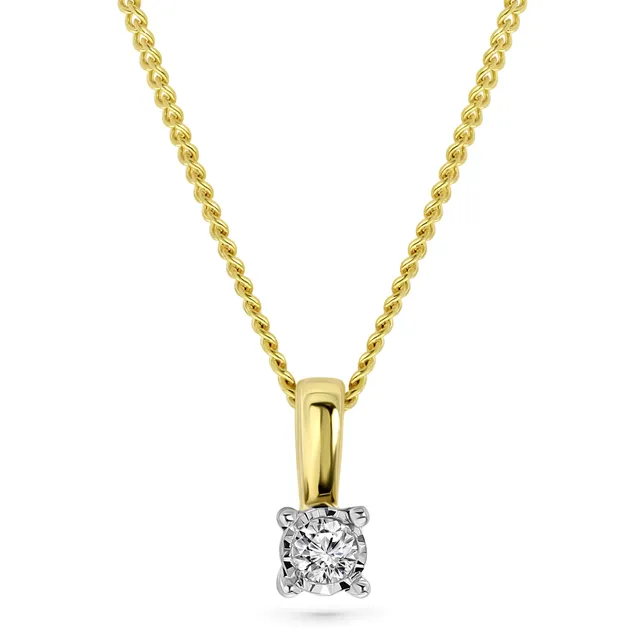 Miore Necklace Collana bicolore oro 9 kt 375