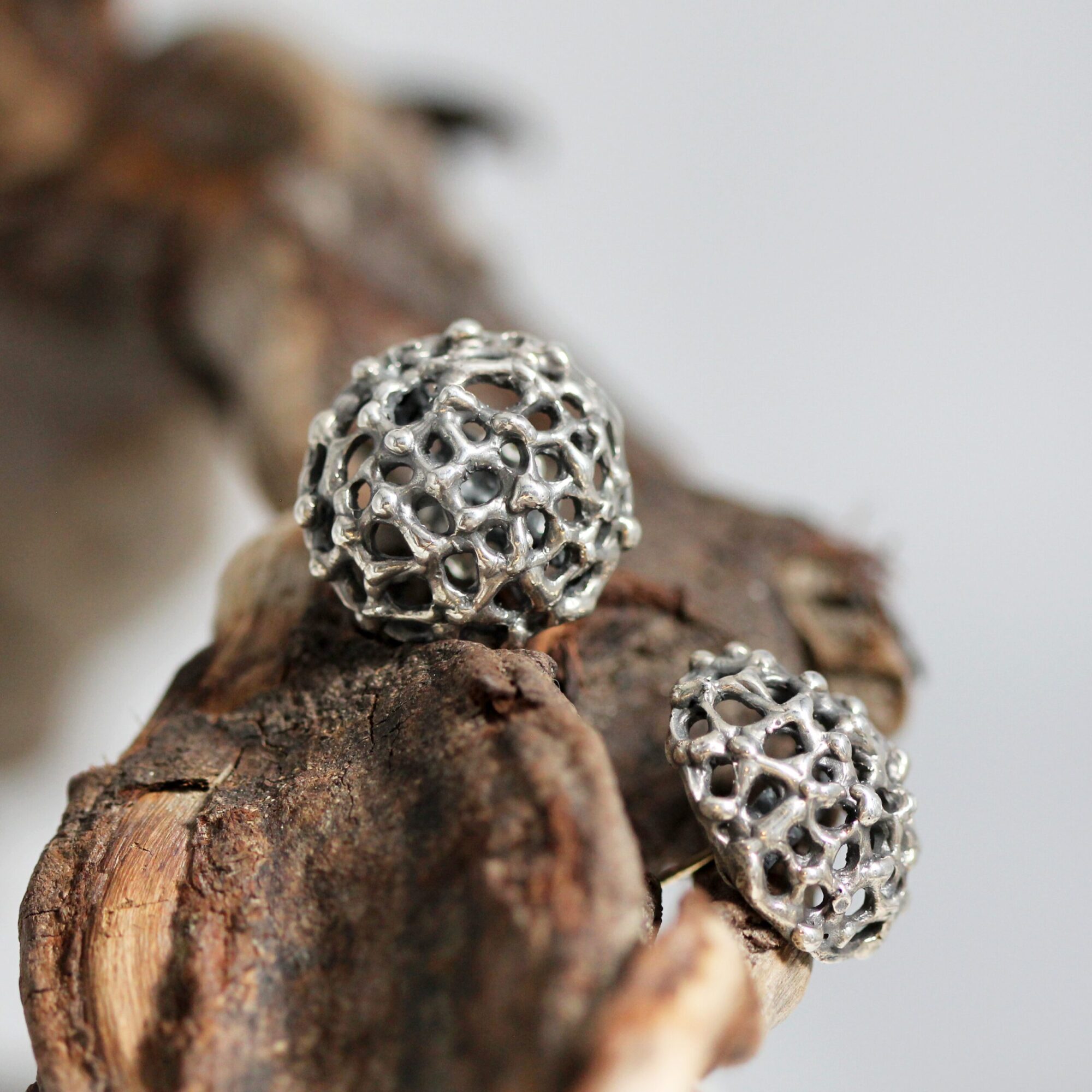 Anna Gioielli Collezione Marte Orecchini Argento Sfera Oro