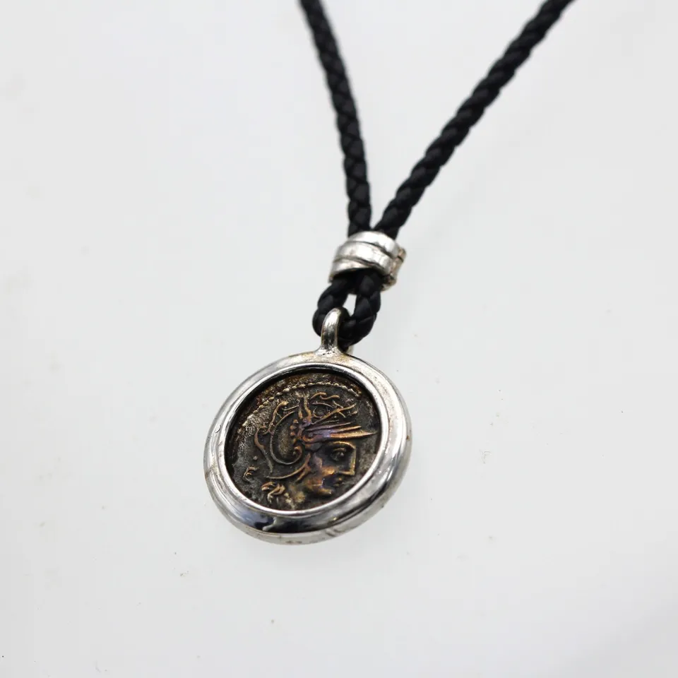 Anna Gioielli Monete Romane Pendente argento moneta bronzo