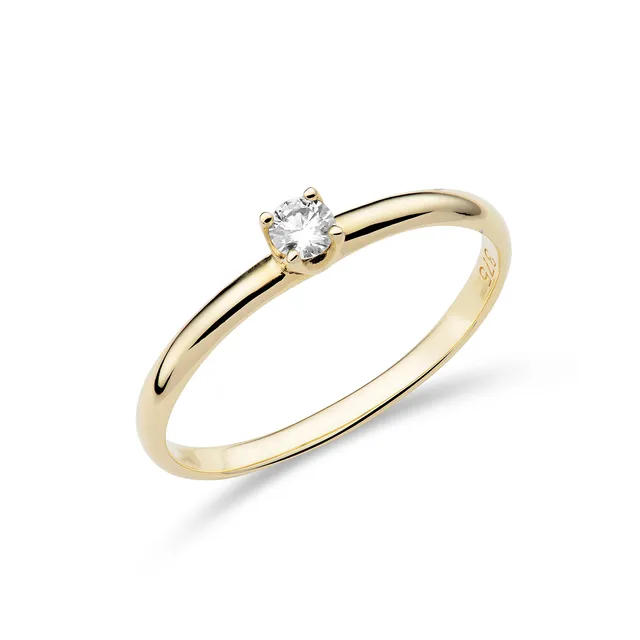Miore Ring Anello Oro Giallo 9KT Classico