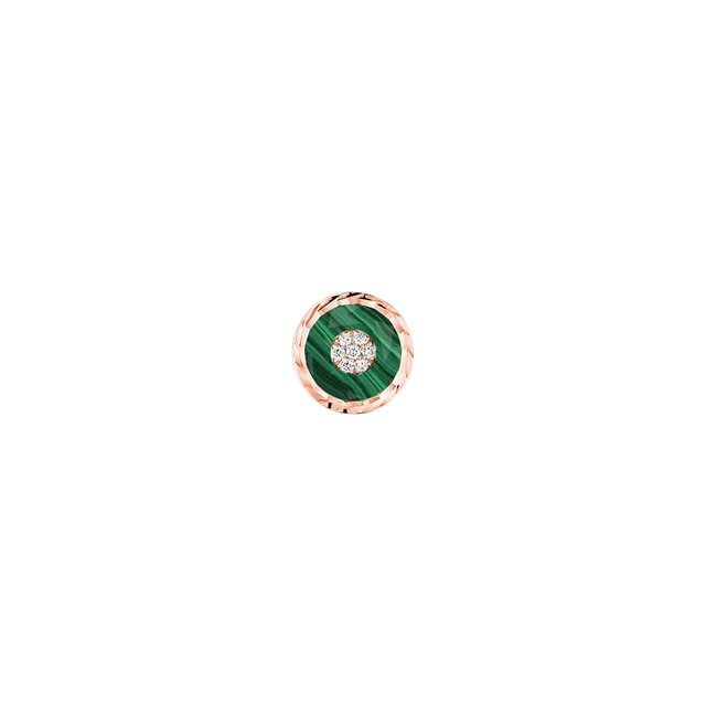 Korloff Je Play JL-JJPE05 orecchino oro rosa malachite