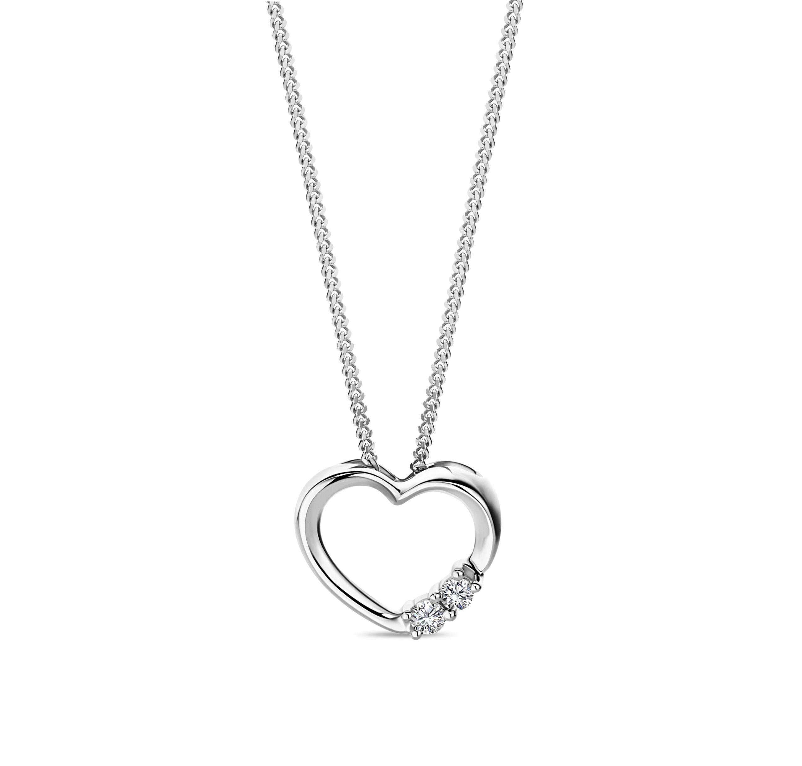 Miore Collana Oro Bianco 14 Kt 585