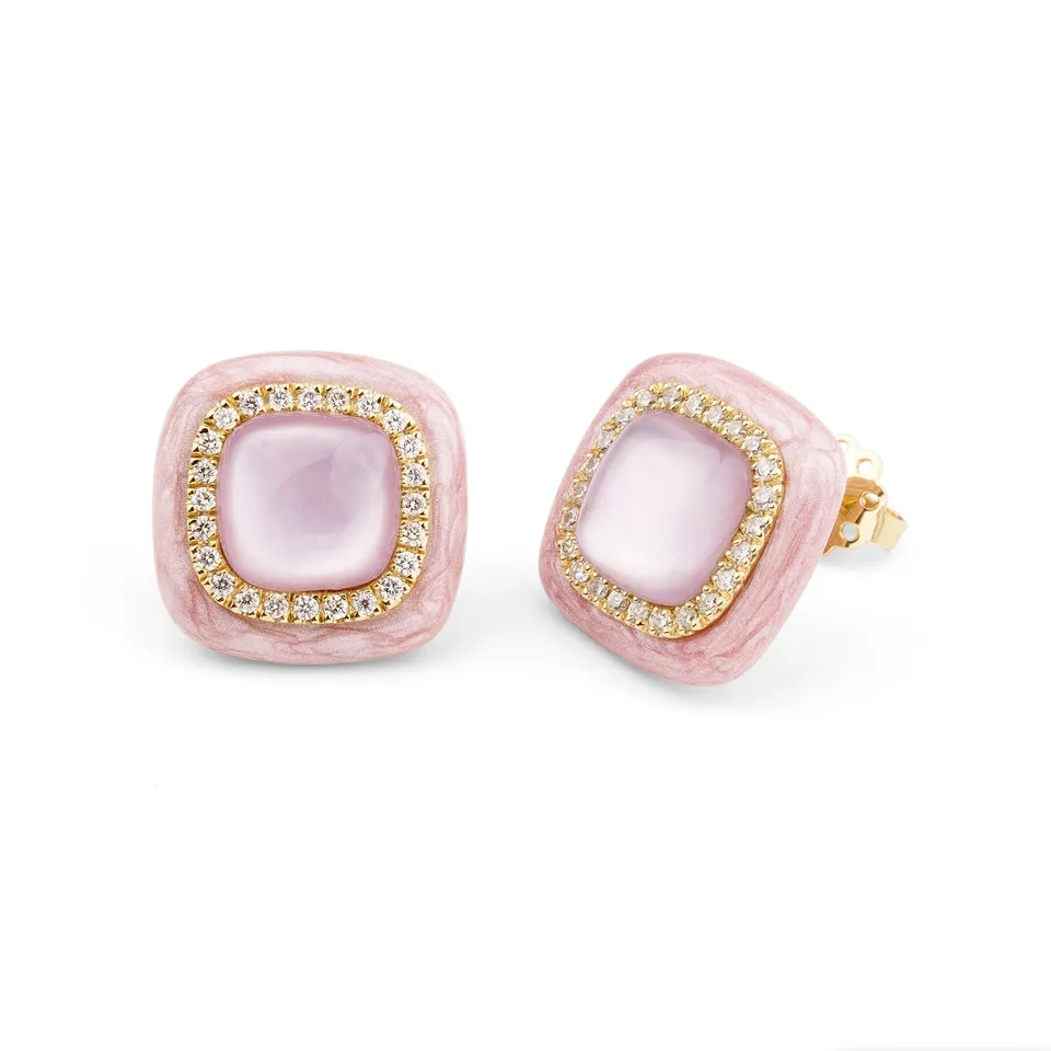 Noi Gioielli Firenze 1873 Mistica orecchini oro giallo rosa