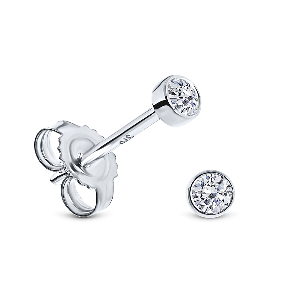 Miore Earrings Orecchini Oro Bianco 9Kt 375