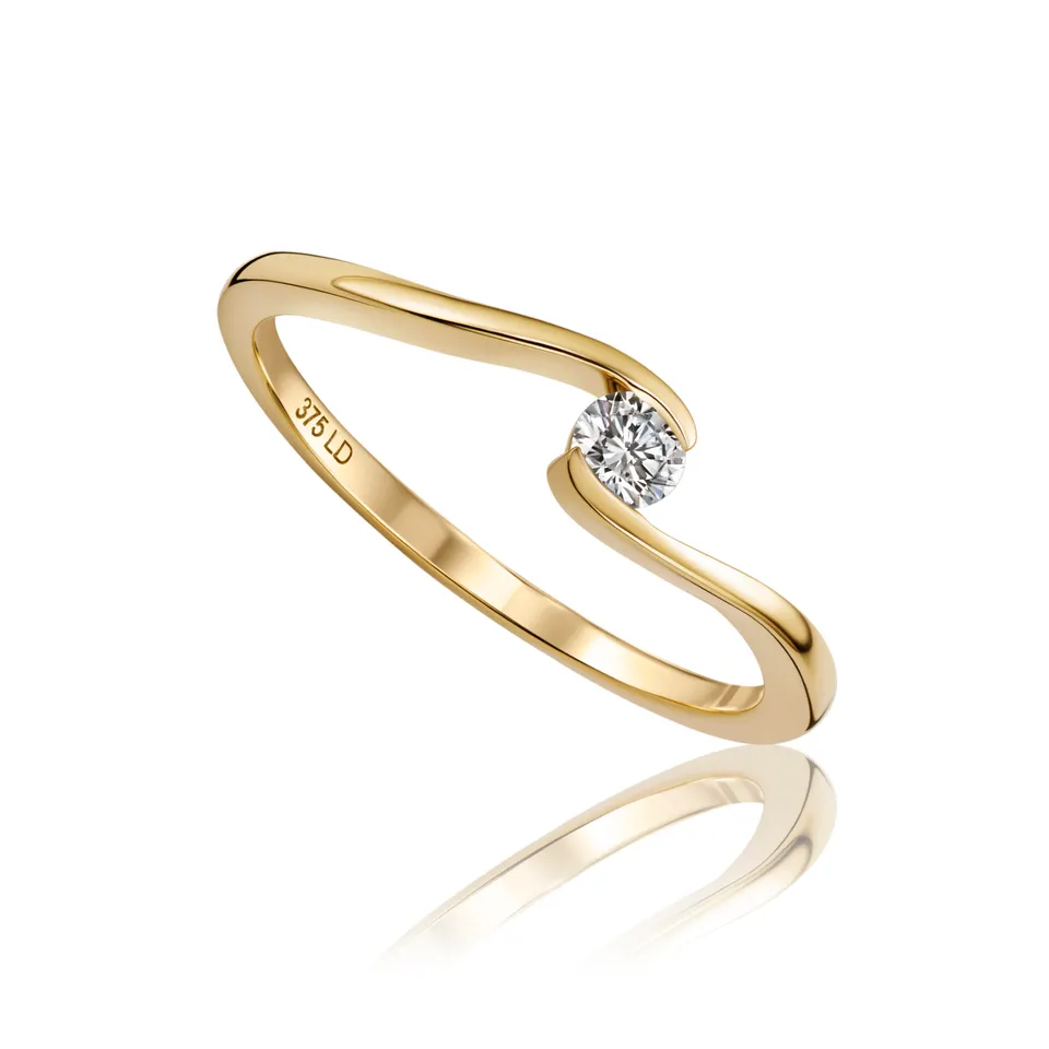 Miore Anello oro giallo 9kt classico