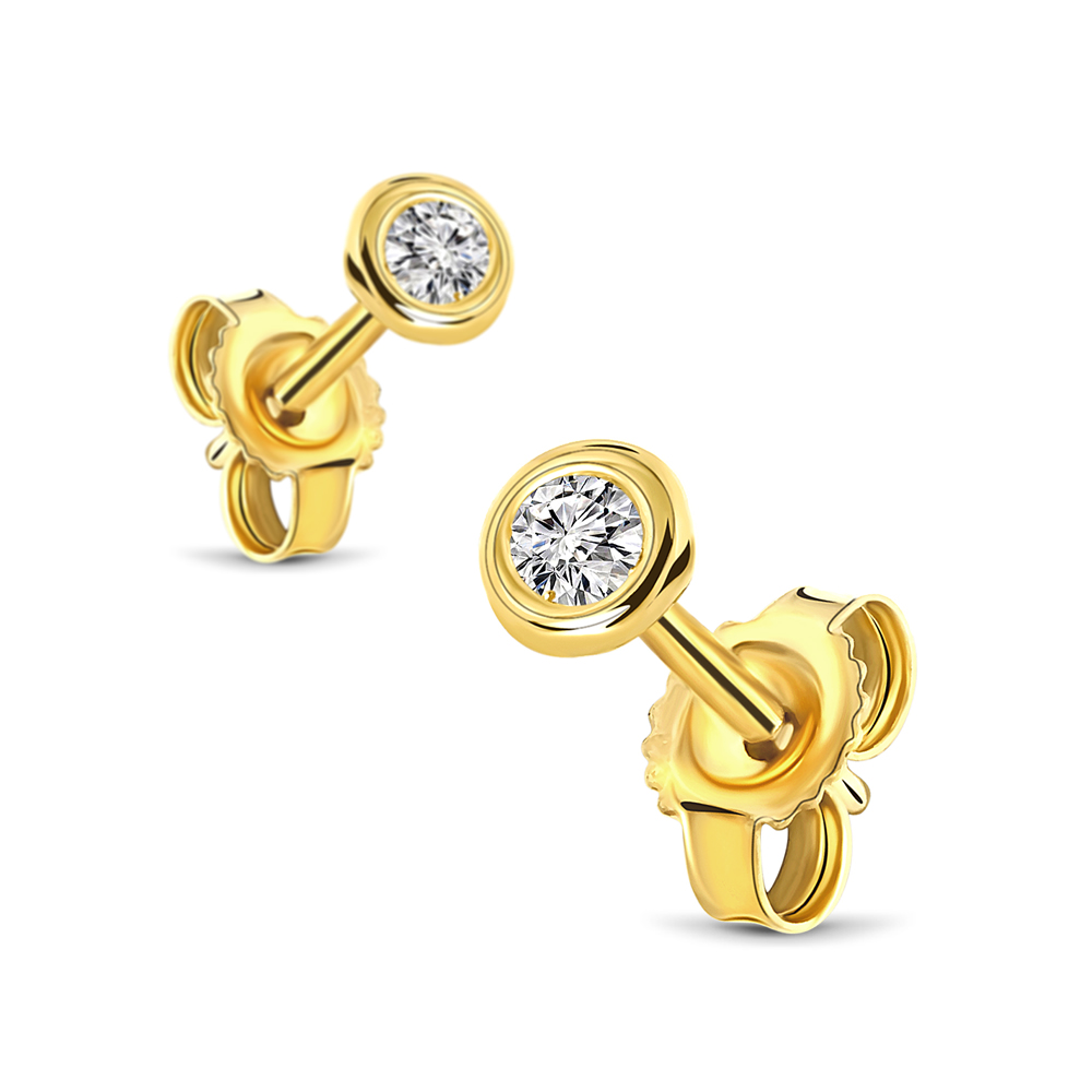 Miore Earrings Orecchini Oro Giallo 14kt 585