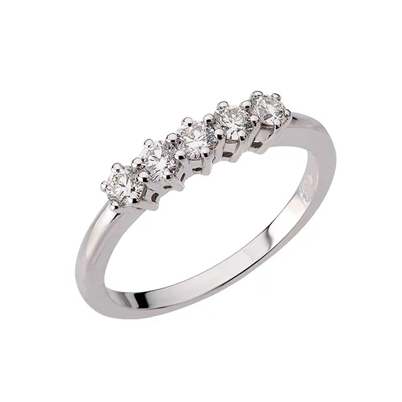 Polello Sì Lo Voglio Veretta Anello Oro Diamanti