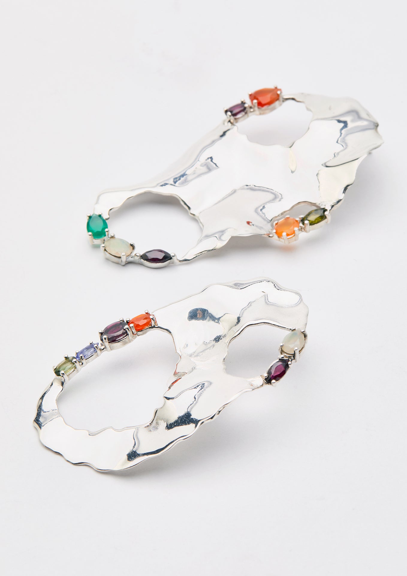 Voodoo Jewels Bold Shapes Hila orecchini pietre argento