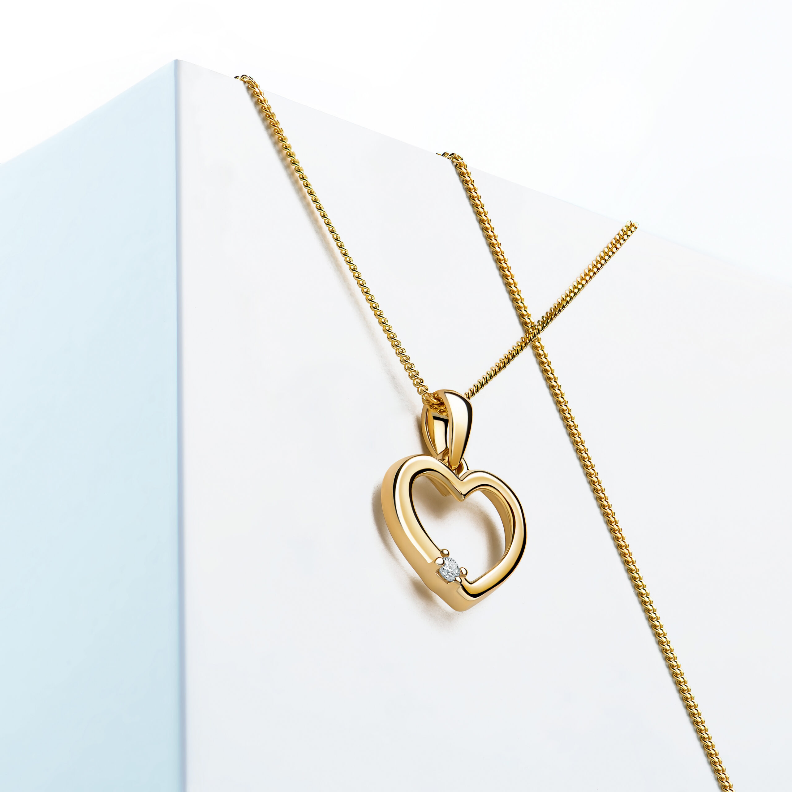 Miore collana oro giallo 9kt 375