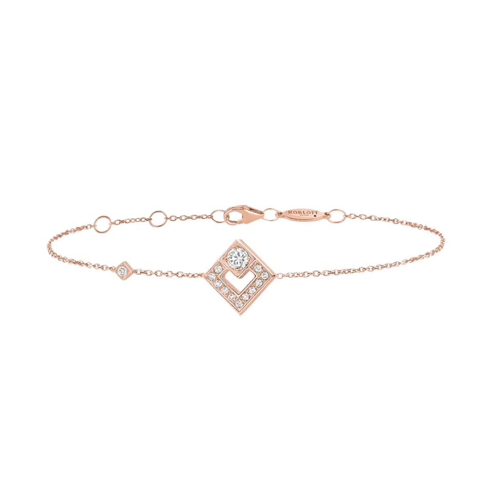 Korloff Eclat JL-JEB01-PG bracciale oro rosa diamanti