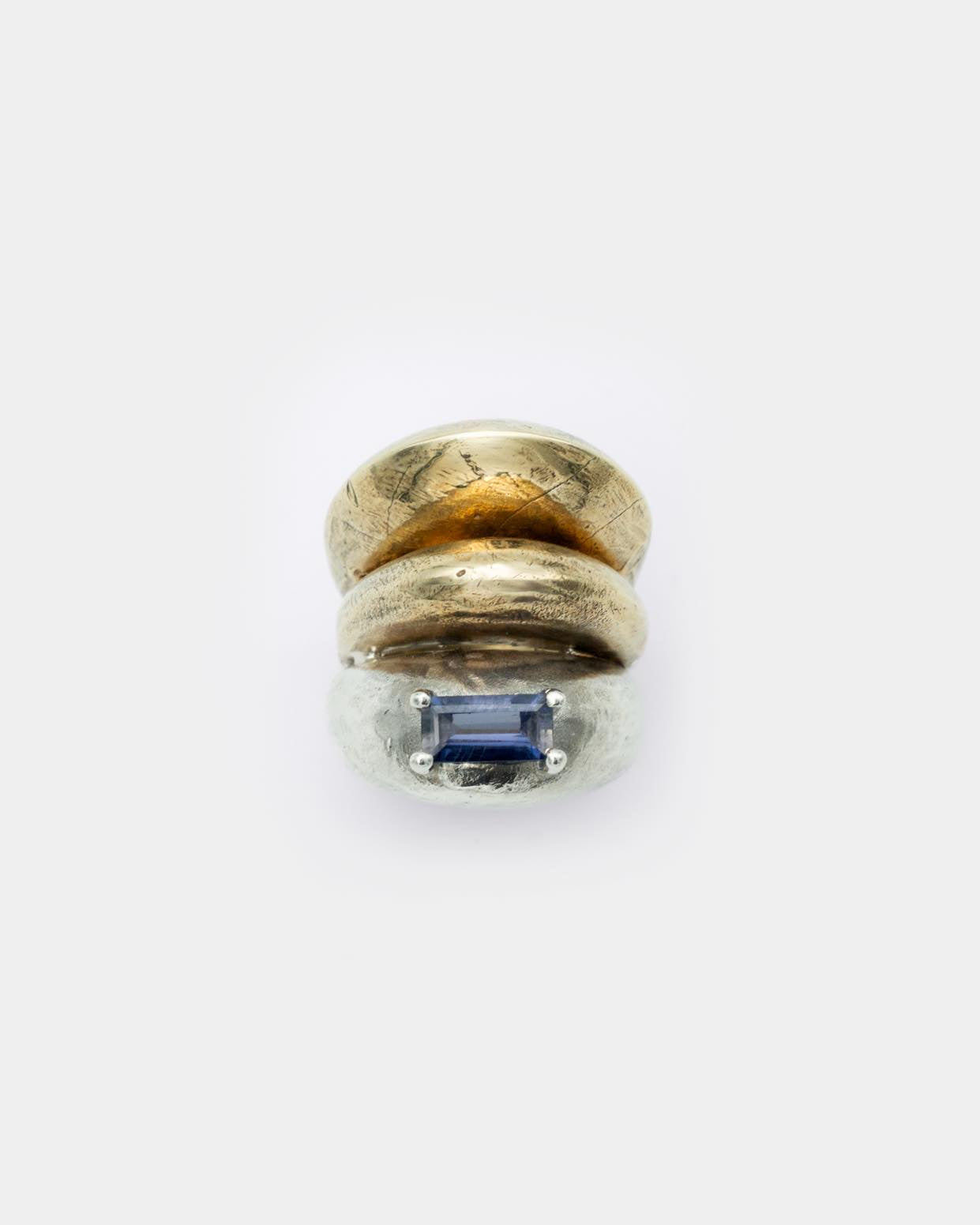Voodoo Jewels Bold Shapes Andromeda anello iolite argento