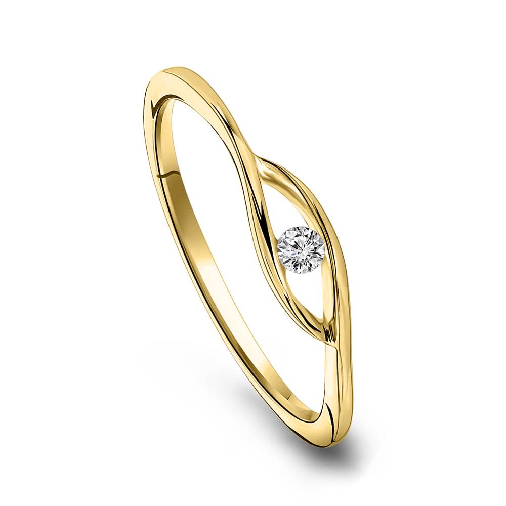Miore Ring Anello Oro Giallo 9kt 375