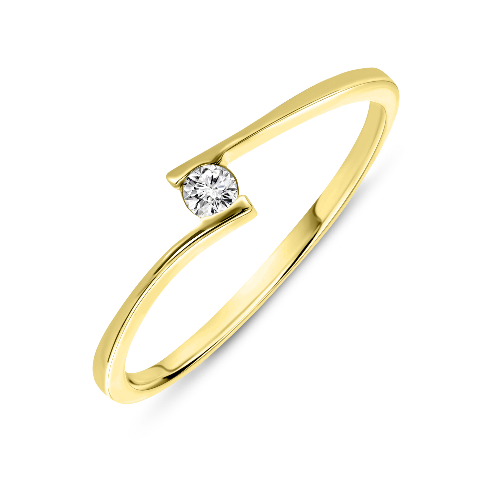 Miore anello oro giallo 9 kt 375