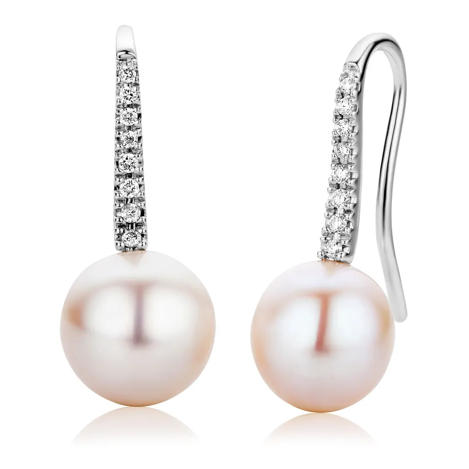 MIORE Orecchini oro bianco 18kt perla 750