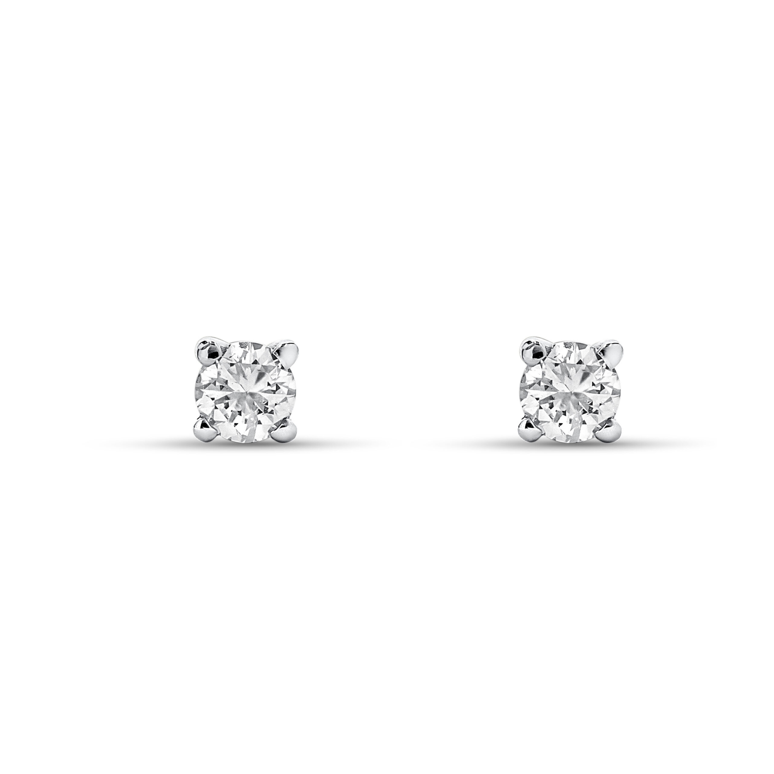 Miore Orecchini Oro Bianco 14 Kt (585)