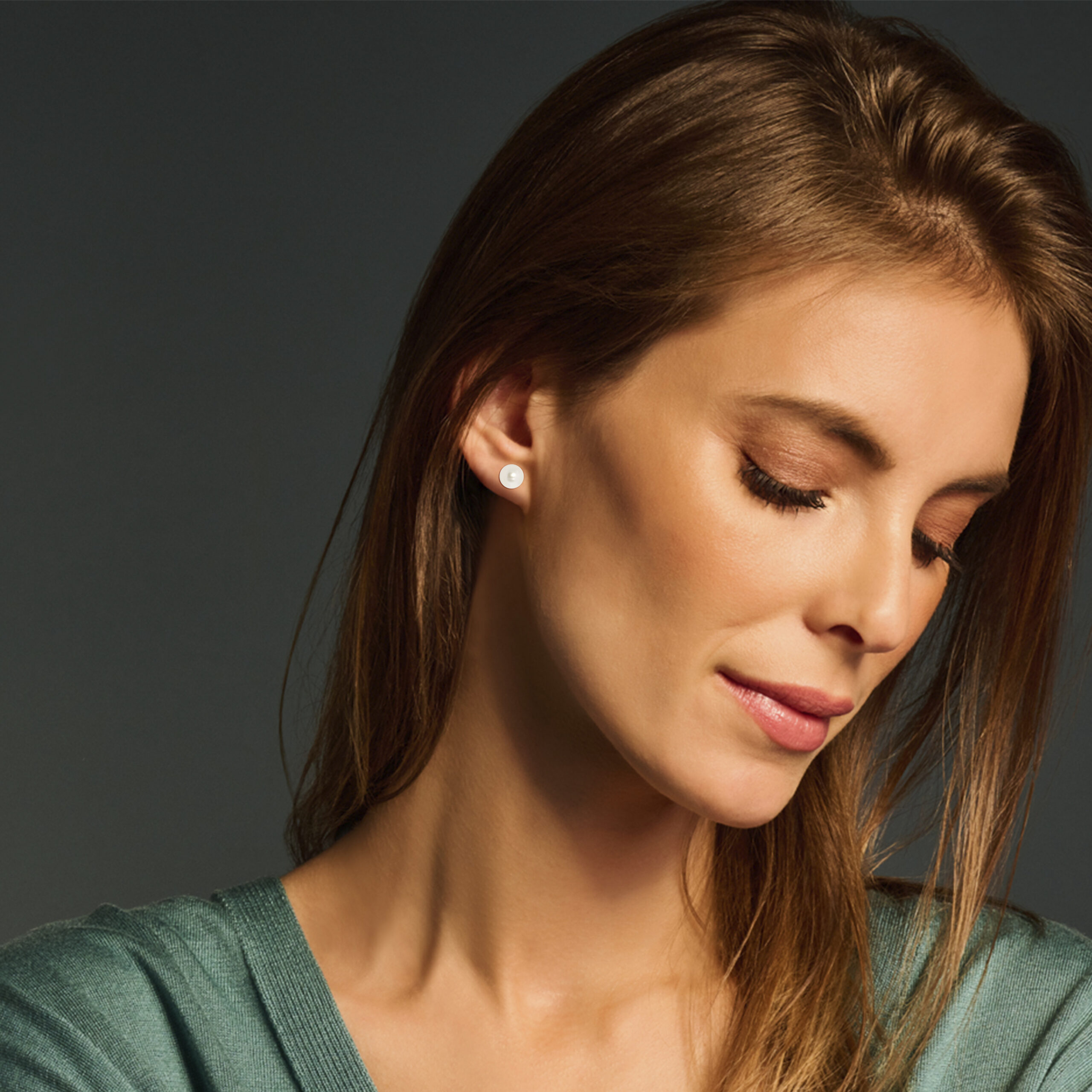 MIORE Orecchini Oro Giallo 375 Perla d'Acqua Dolce