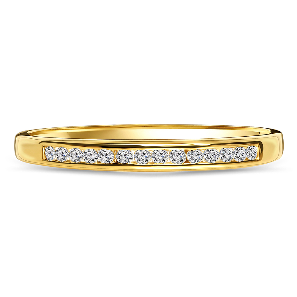 Miore Anello Oro Giallo 18Kt 750