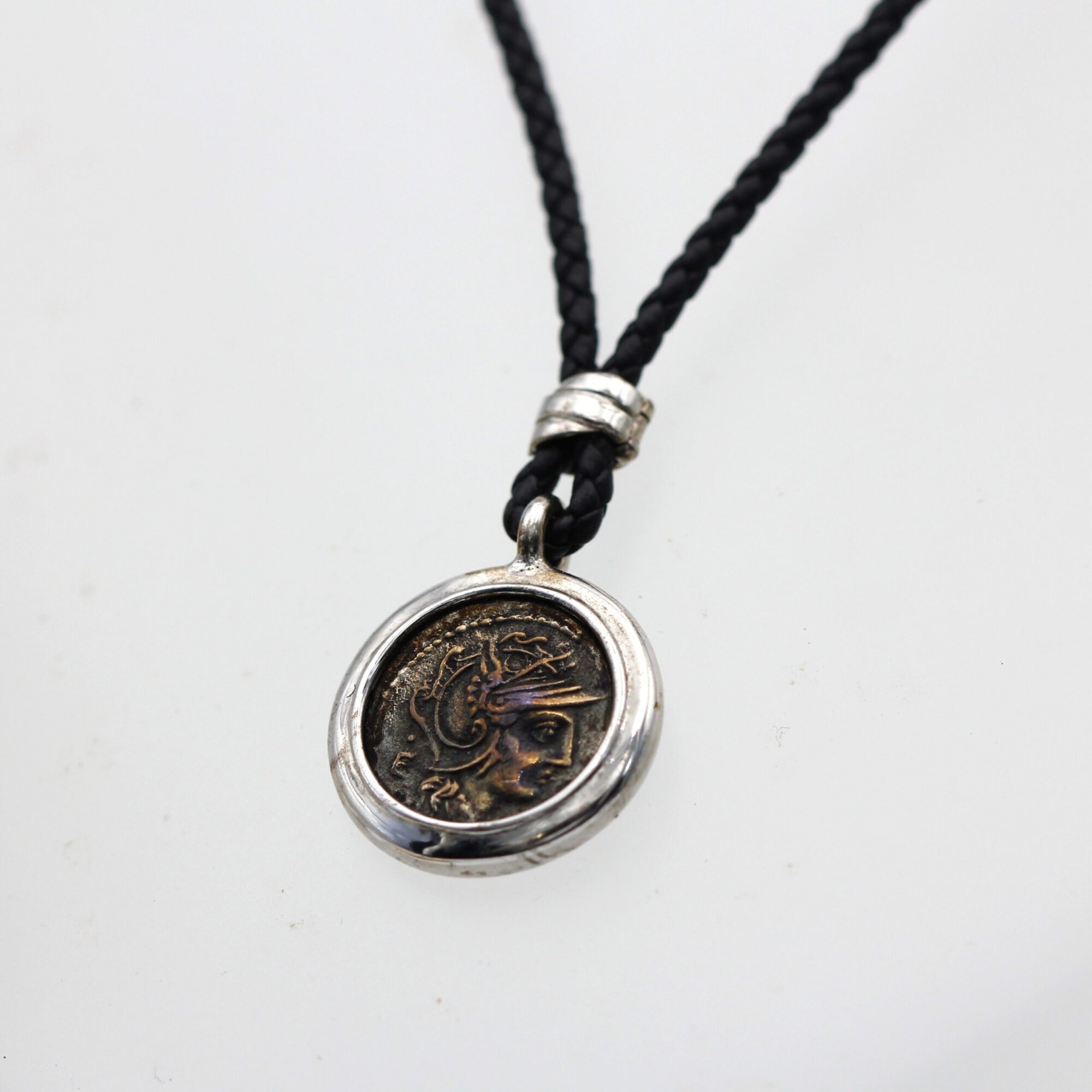 Anna Gioielli Monete Romane Pendente Argento Moneta Bronzo 20mm