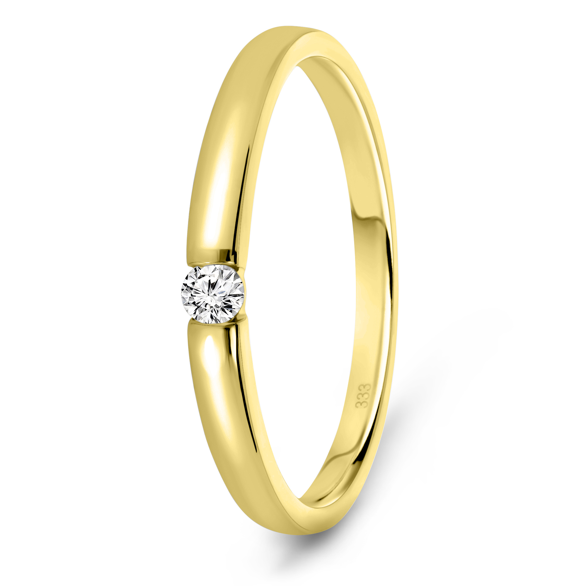 Miore Ring Anello Oro Giallo 8Kt 333