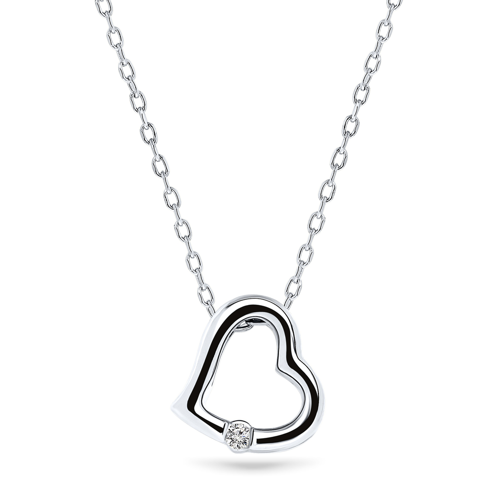 Miore Necklace Collana in Oro Bianco 9 Kt 375