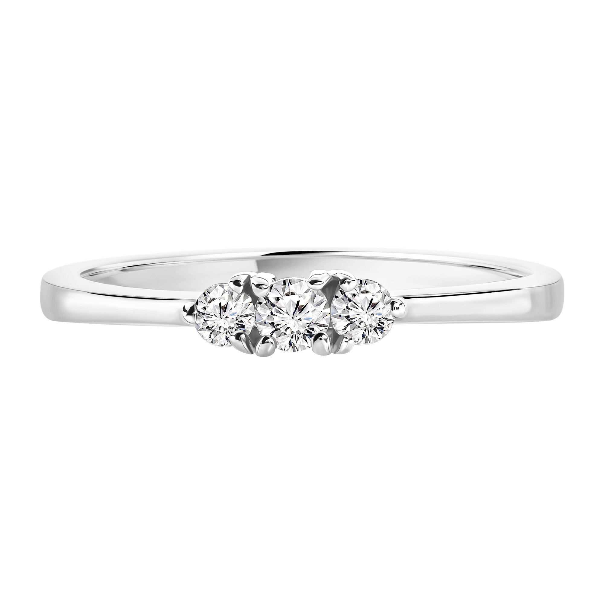 Miore Anello Oro Bianco 18 Kt (750)