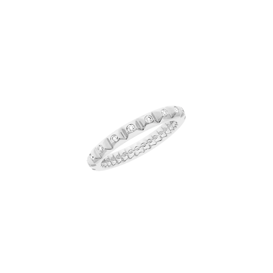 Korloff Korlove JL-JKVR03 anello cuore oro bianco diamanti