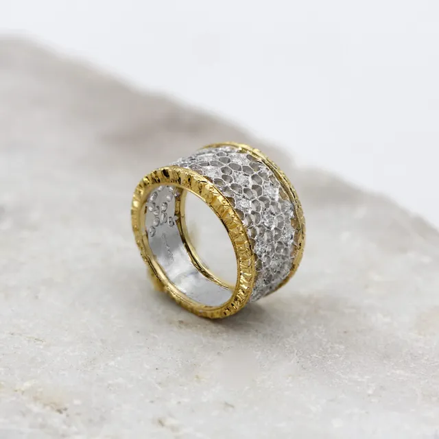 Anna Gioielli Orafo Fiorentino Anello Oro Diamanti 0,31 ct