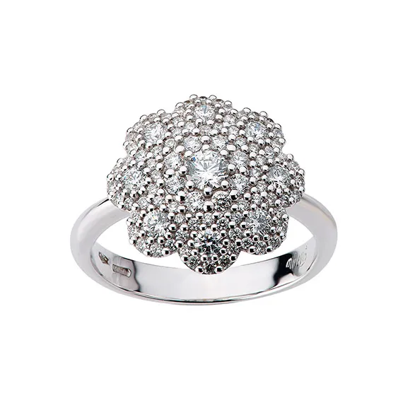 Polello Ada Anello Fiore 2 in Oro da Donna