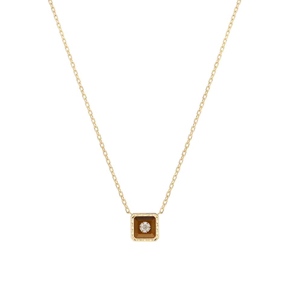 Korloff Je Play JJPP01 collana oro giallo occhio tigre