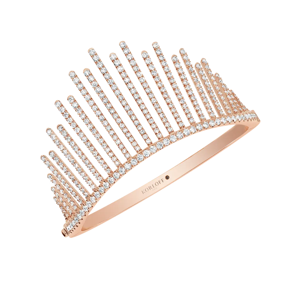 Korloff Divine Fougue JDFB02 bracciale oro rosa diamanti