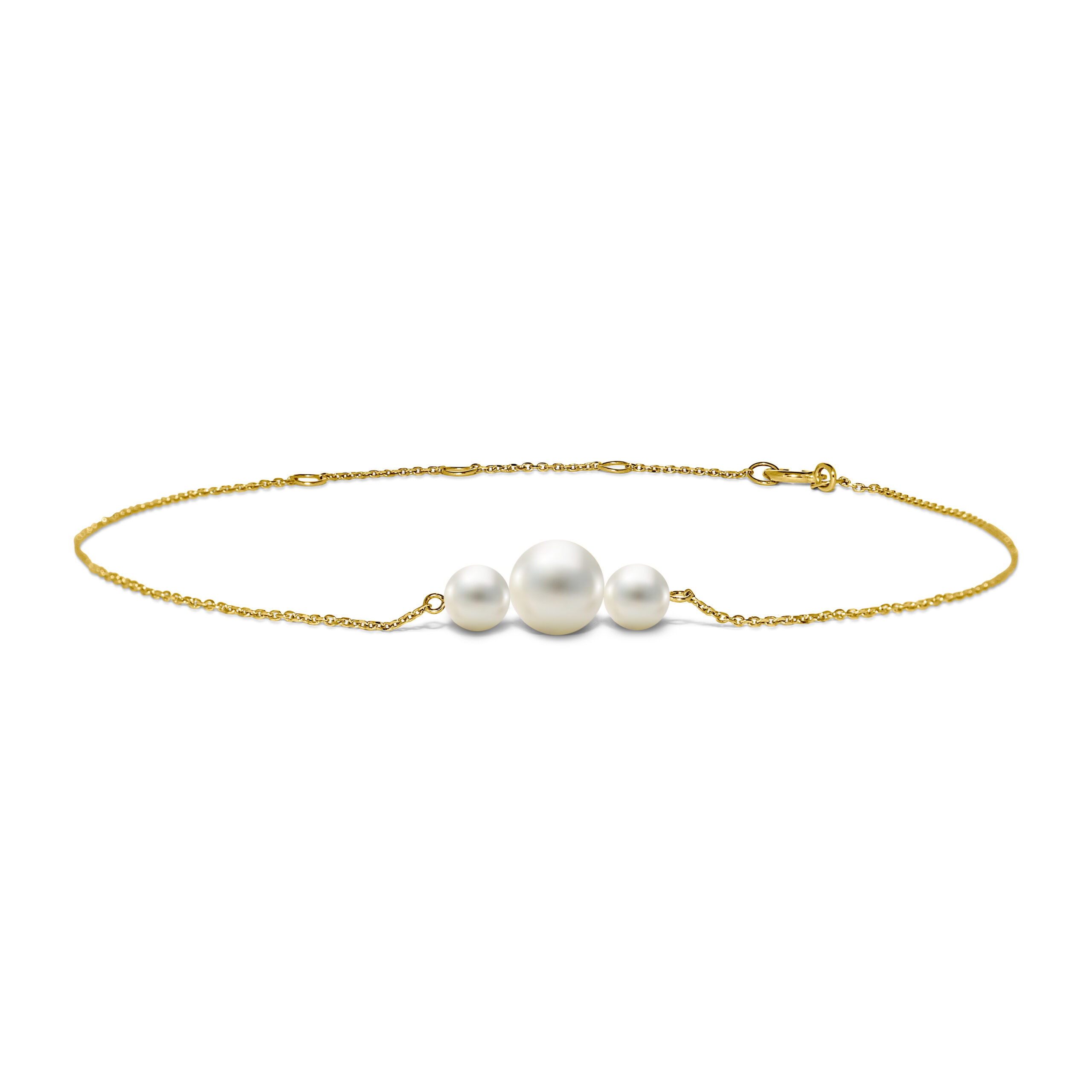 Miore Bracelet Bracciale Oro Giallo 14Kt Perla Coltivata