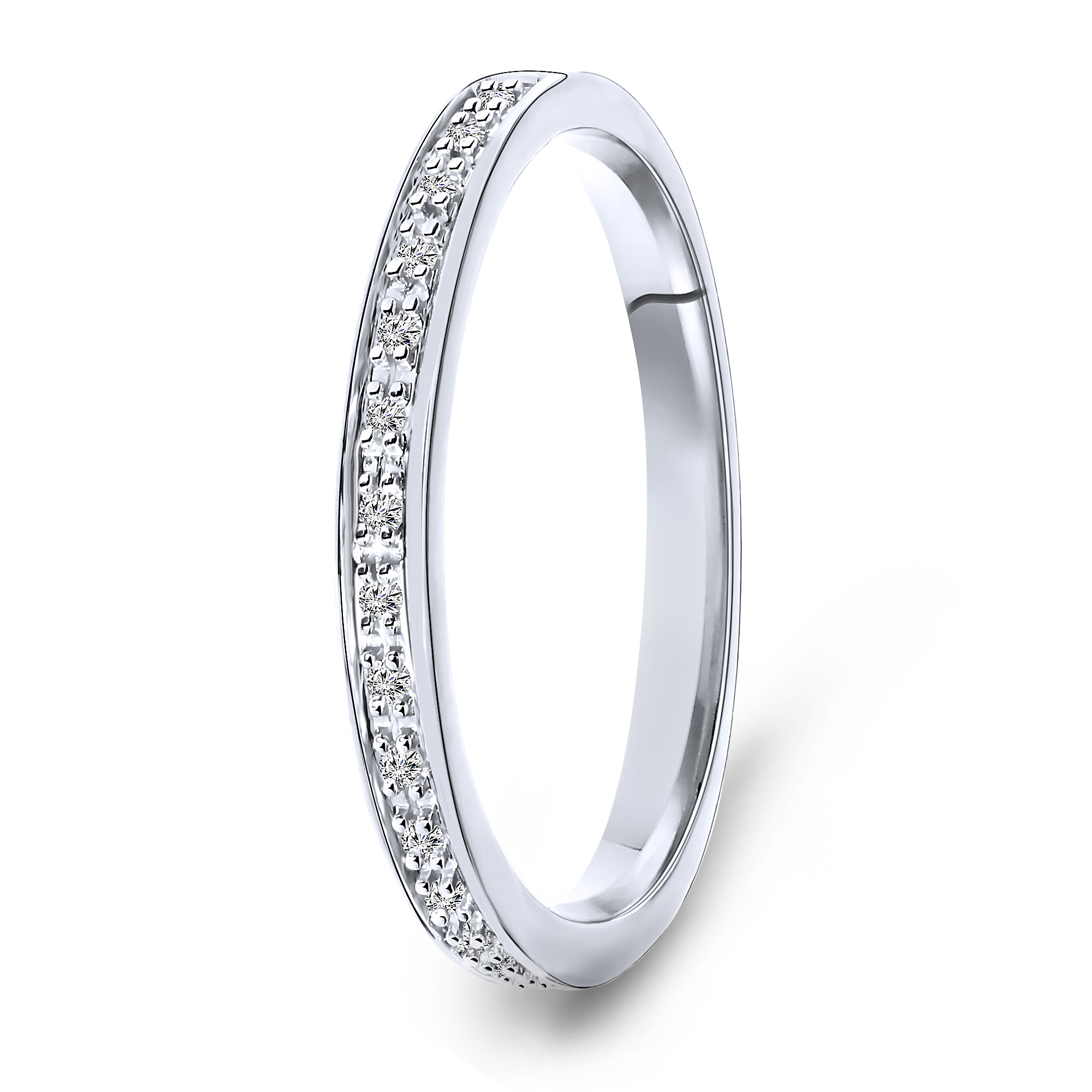 Miore Anello Oro Bianco 14KT 585