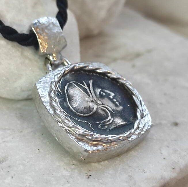 Anna Gioielli Monete Romane Pendente Moneta Romana Argento