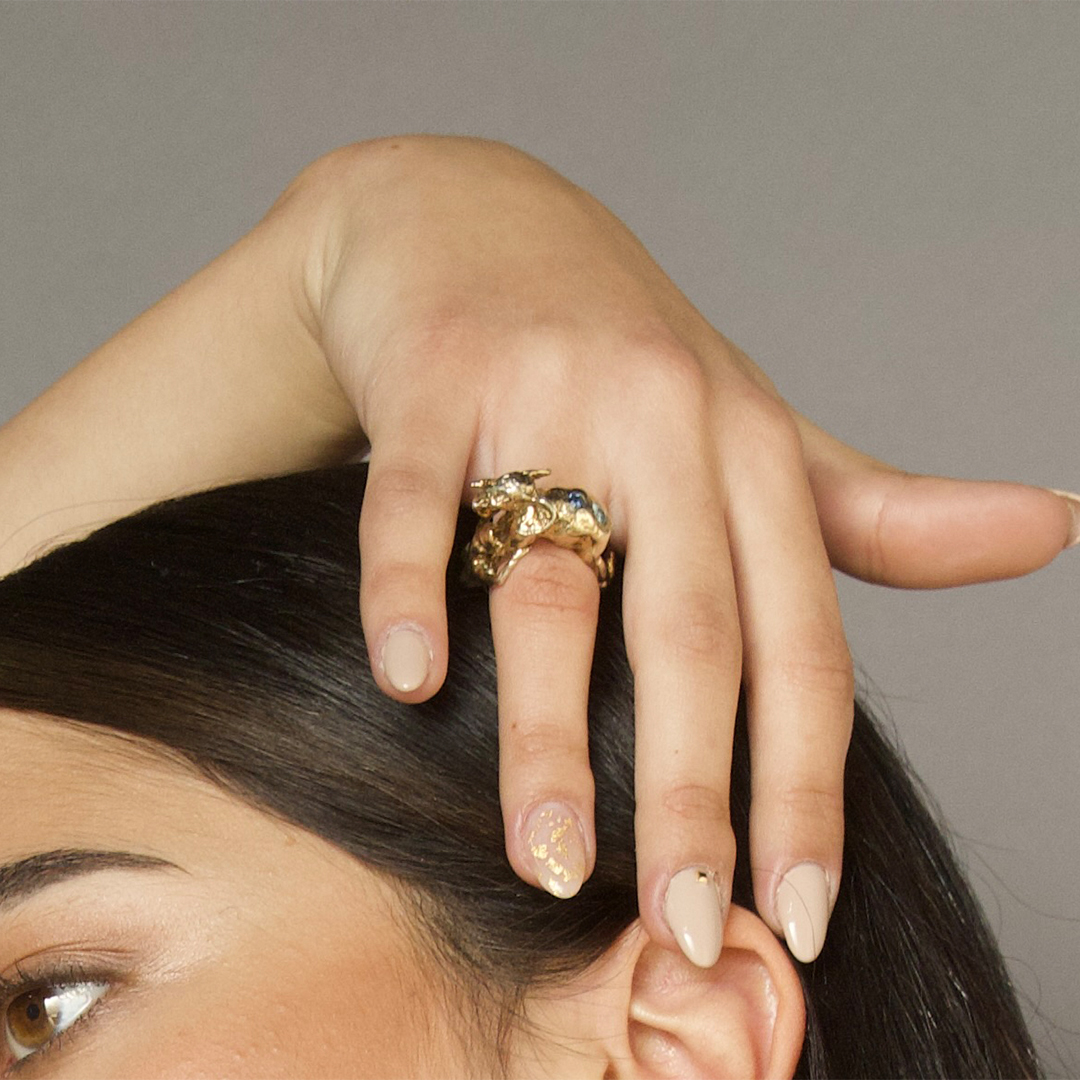 Giulia Iosco Sculpture Equilibrium Ring anello su misura