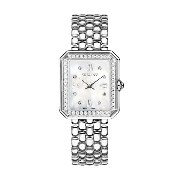 Korloff Iconik 04WA1170108 orologio madreperla bianca