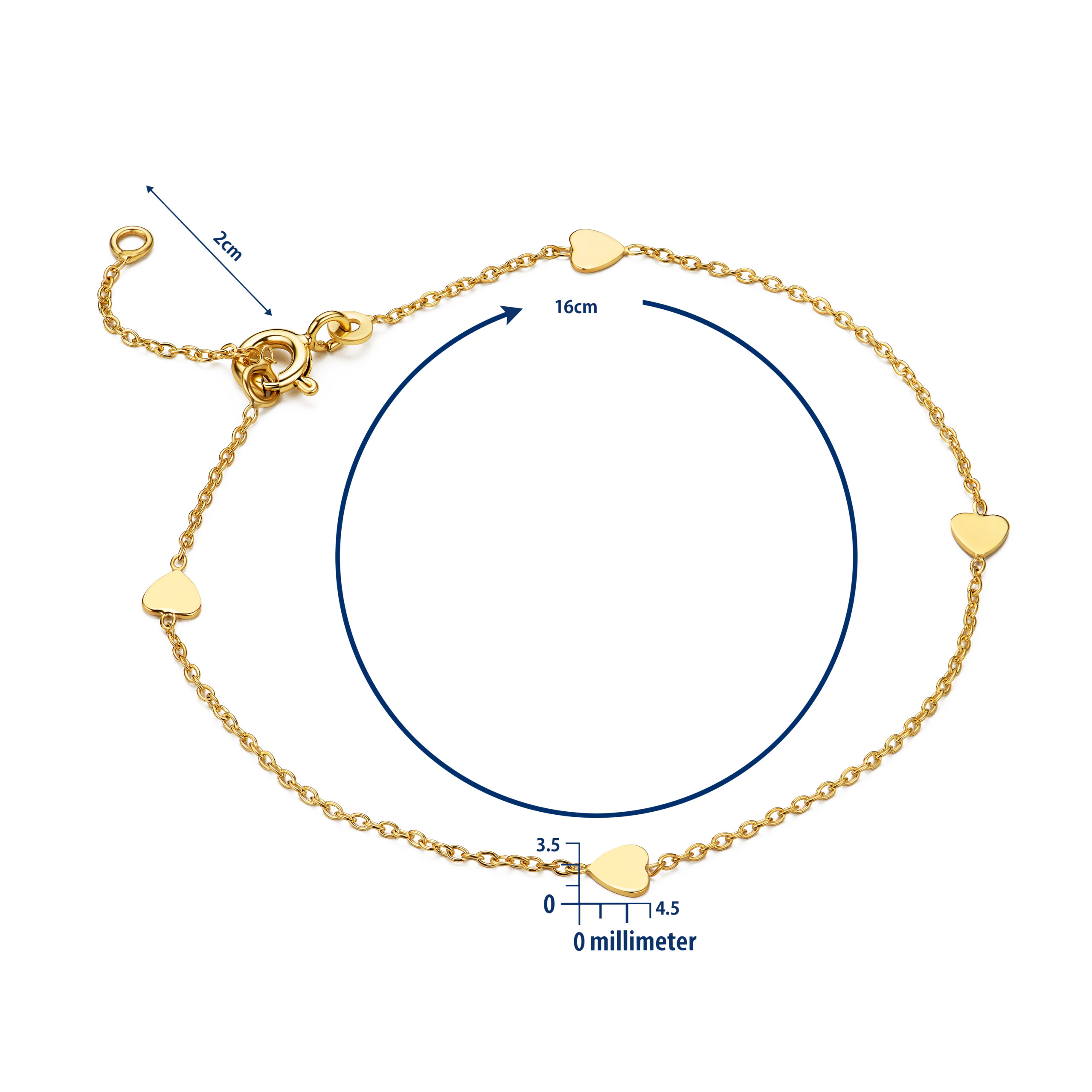 Miore Bracelet bracciale oro giallo 9kt 375