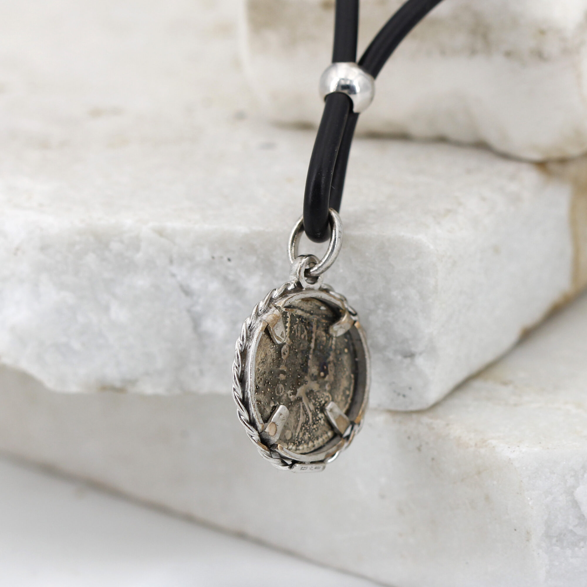 Anna Gioielli Monete Romane Nettuno pendente argento 7,4 g