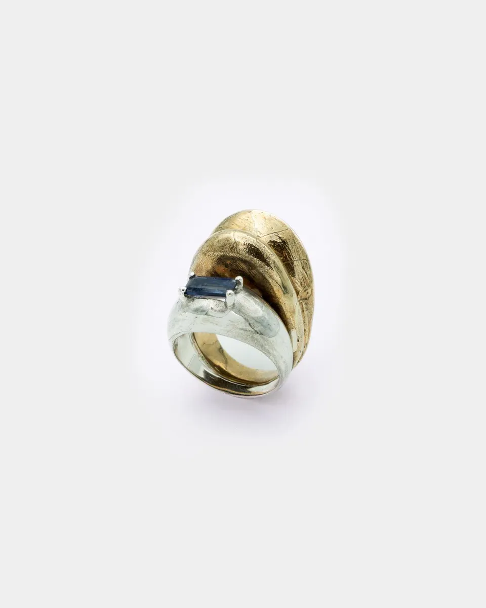 Voodoo Jewels Bold Shapes Andromeda anello iolite argento