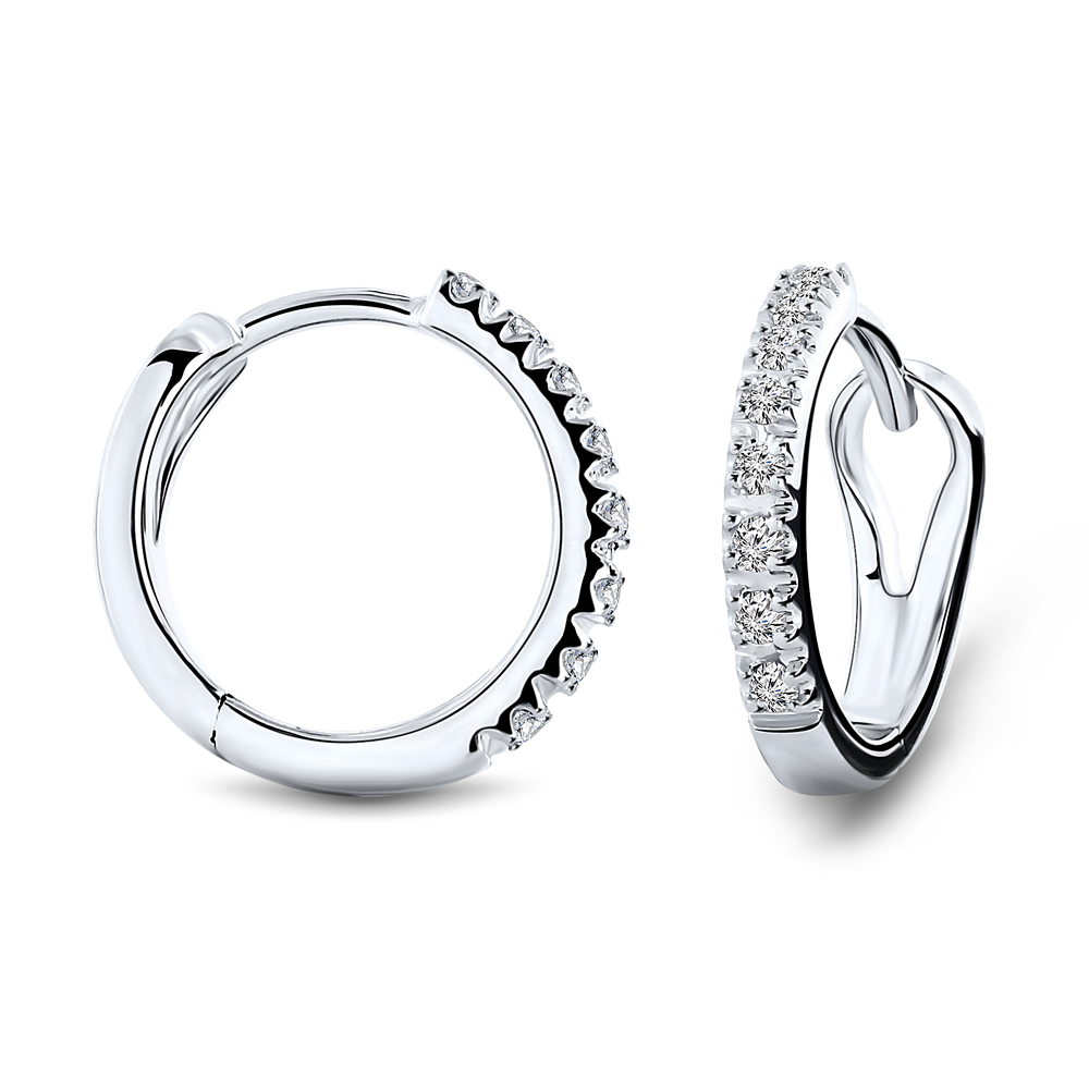 MIORE Orecchini oro bianco 9 kt