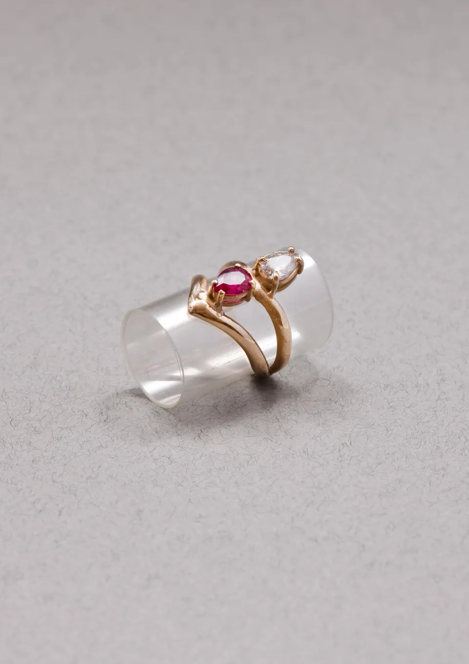 Voodoo Jewels Bold Shapes Little Pistil anello goccia oro