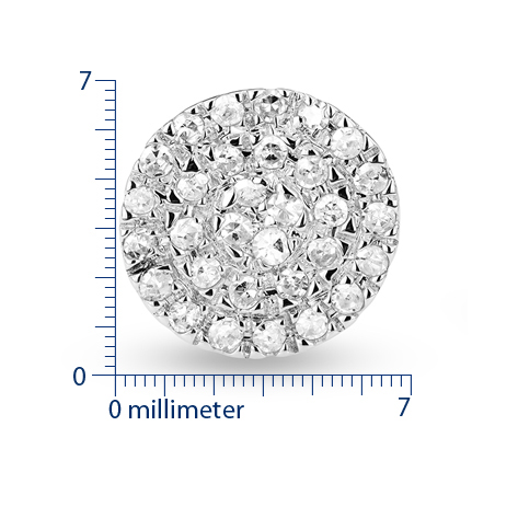 Miore Orecchini Oro Bianco 9 Kt 375