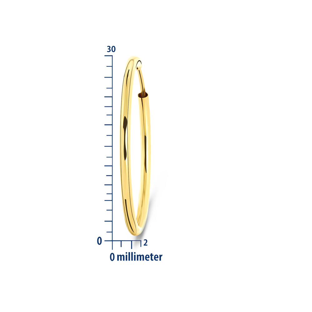 MIORE Orecchini Oro Giallo 14KT 585
