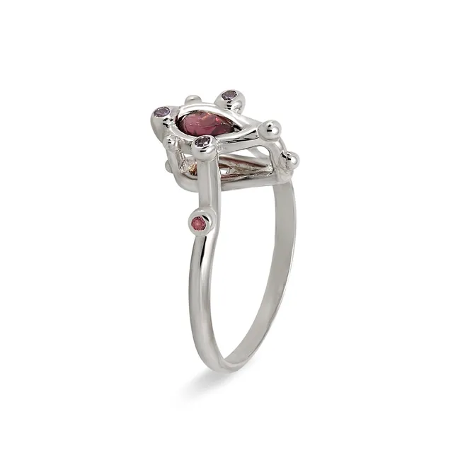 Giulia Iosco Aurora Borealis Rainbow anello rainbow