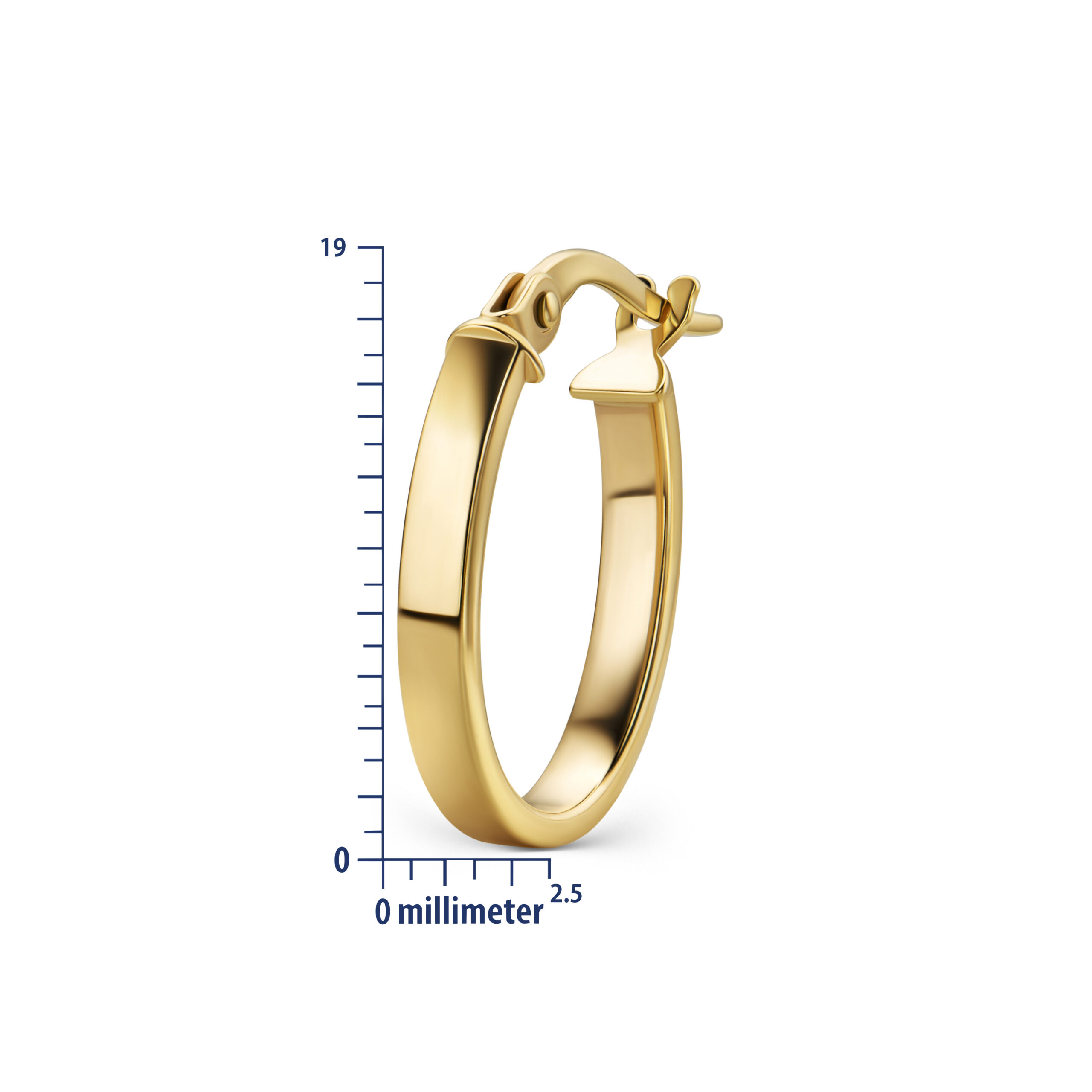 Miore Orecchini Oro Giallo 9Kt Classici Donna