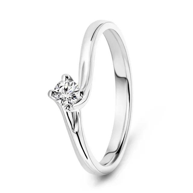 Miore Ring anello oro bianco 18kt 750