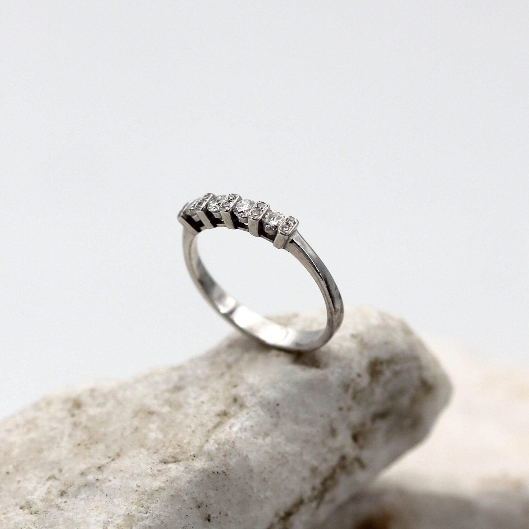 Anna Gioielli Gioielli Classici Anello Traversine Oro Diamanti